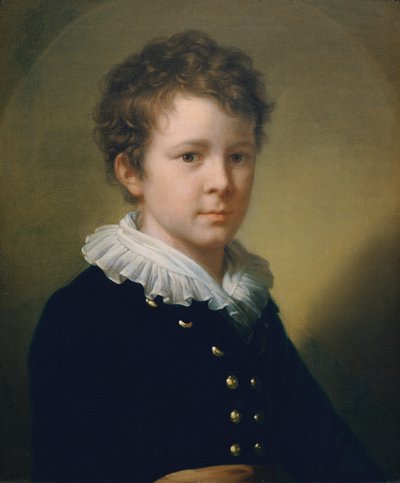Johann Baptist Lampi, een kleinzoon van de kunstenaar door Johann Baptist Lampi d. Ä.