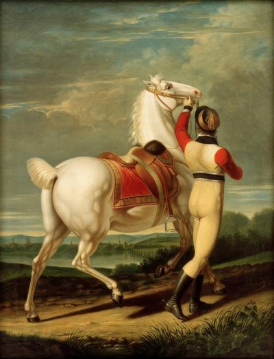 Lievelingspaard van Friedrich II van Württemberg door Johann Baptist Seele