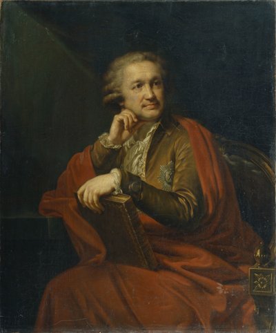 Portret van Prins Alexander Sergeevich Stroganov 1733-1811, 1793 door Johann Baptist von Lampi the Elder