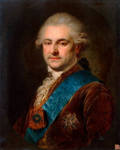 Portret van Stanislaw II August Poniatowski door Johann Baptist von Lampi the Elder