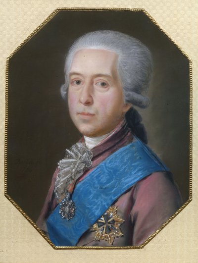 Portret van graaf Mikhail Mikhaylovich Golitsyn door Johann Bardou