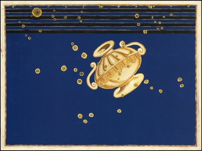 1624 kaart van het sterrenbeeld Krater door Johann Bayer door Johann Bayer