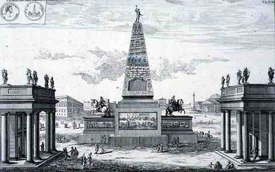 Obelisk gewijd aan Marcus Aurelius Antoninus en Lucius Aurelius Verus, Griekenland, uit 