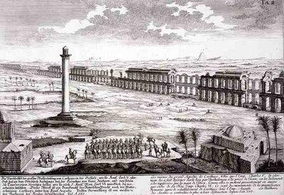 Ruïnes van het Grote Aquaduct in Carthago, uit 
