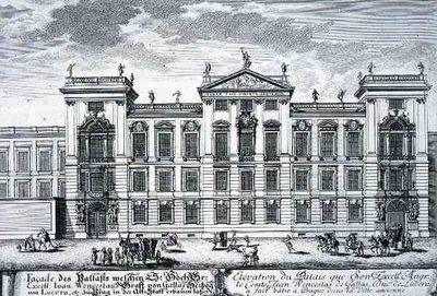 Het Paleis van Graaf John Wenceslas, Praag, uit 