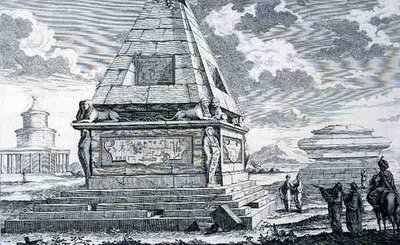 Graven nabij Caïro, Egypte, uit 