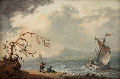 Zeegezicht door Johann Christian Brand