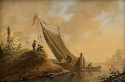 Zeegezicht door Johann Christian Brand
