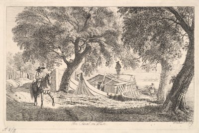 Op het Kanaal in Wenen door Johann Christian Erhard