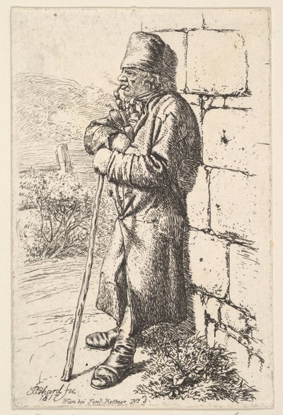 De tabaksroker door Johann Christian Erhard