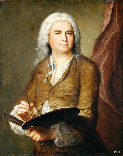 Johann Alexander Thiele (1685-1752) door Johann Christian Fiedler