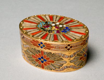 Snuffeldoos, ca. 1780-1790 door Johann Christian Neuber