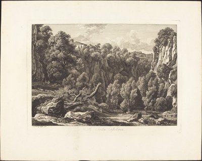 In Cività Castellana door Johann Christian Reinhart