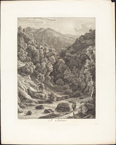 In Subiaco door Johann Christian Reinhart