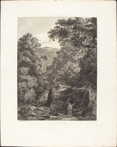 In Subiaco door Johann Christian Reinhart
