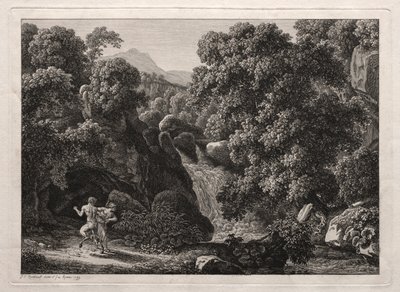 Heroïsch Landschap: De Sater en de Nimf door Johann Christian Reinhart