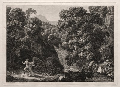 Heroïsch Landschap: De Sater en de Nimf, 1799 door Johann Christian Reinhart