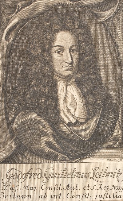 Gottfried Wilhelm Leibniz door Johann Christoph Boecklin