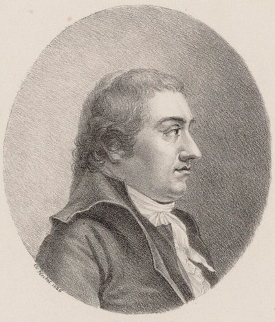 Portret van de Componist Johann Rudolf Zumsteeg 1760-1802, 1826 door Johann Christoph Heckel