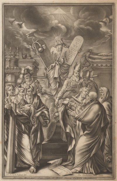 Biblia Ectypa (Beeldbijbel) door Johann Christoph Weigel