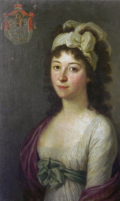 Gravin Anna Luisa Barbara Babette Odescalchi 1778-1813, geboren Keglevich de Buzin door Johann Daniel Donat