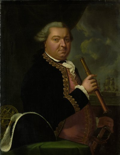 Willem Crul (1721-81), Schout-bij-nacht door Johann Ernst Heinsius (copy after)