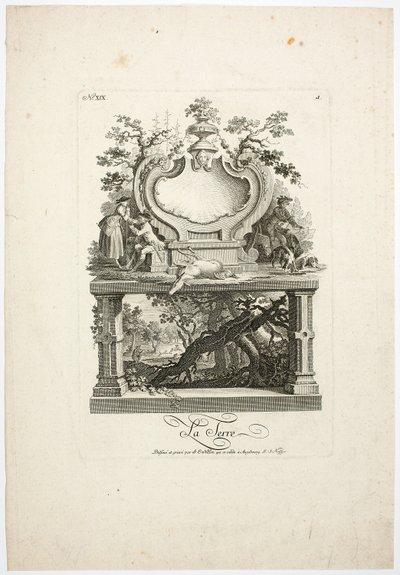 Aarde door Johann Esaias Nilson