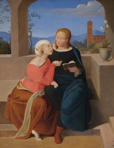 Uur van devotie door Johann Evangelist Scheffer von Leonhardshoff