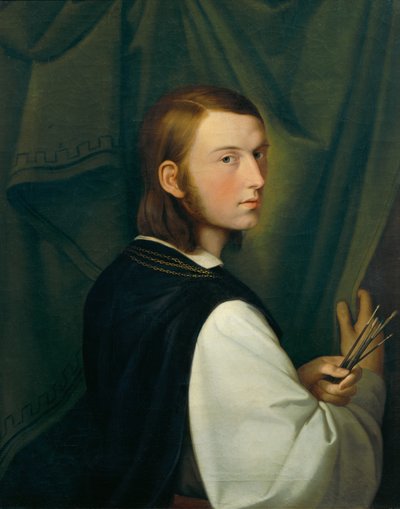 Zelfportret door Johann Evangelist Scheffer von Leonhardshoff