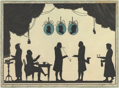 David Roentgen en Company in Sint-Petersburg, ca. 1784-86 door Johann Friedrich Anthing