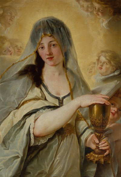 Een allegorie van het geloof door Johann Friedrich August Tischbein