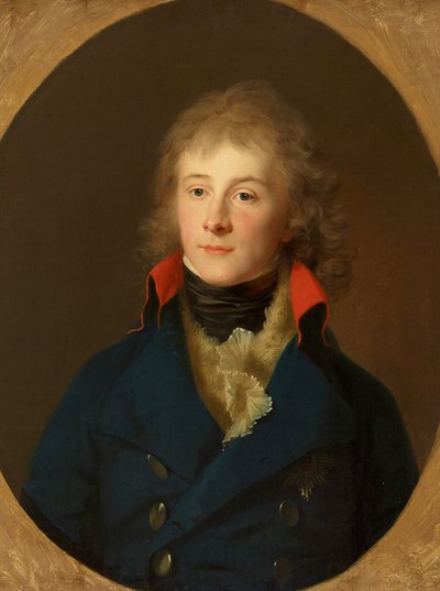 Portret van prins Lodewijk Ferdinand van Pruisen door Johann Friedrich August Tischbein