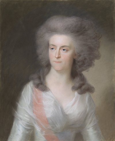 Frederika Sophia Wilhelmina (Wilhelmina; 1751-1820), prinses van Pruisen. Echtgenote van prins Willem V door Johann Friedrich August Tischbein