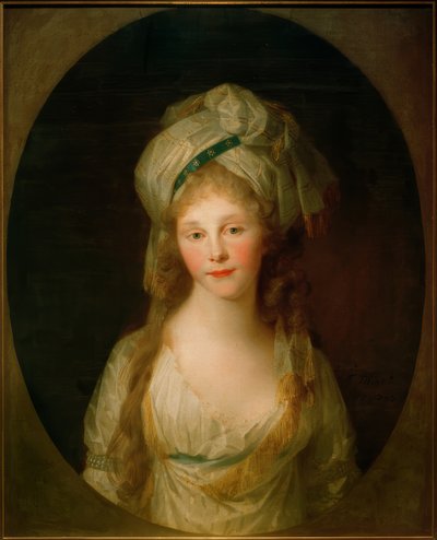 Friederike prinses van Pruisen door Johann Friedrich August Tischbein