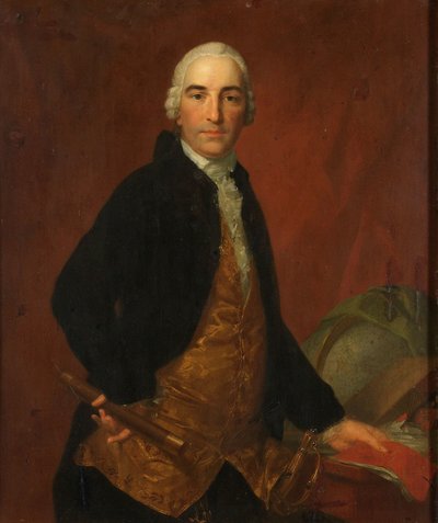 Portret van Willem Arnold Alting, Gouverneur-Generaal van de VOC door Johann Friedrich August Tischbein