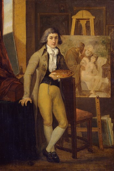 Zelfportret door Johann Friedrich August Tischbein