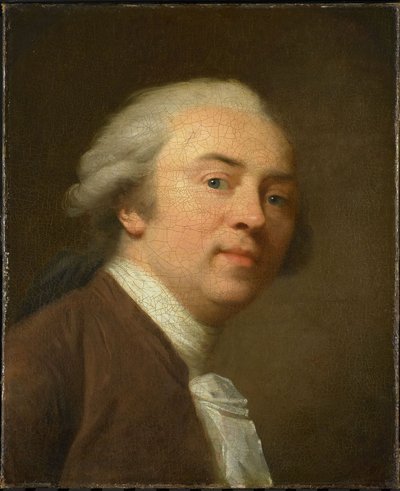 Zelfportret, 1782 door Johann Friedrich August Tischbein