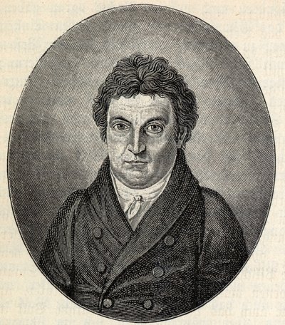 Portret van Johann Gottlieb Fichte 1762-1814 door Johann Friedrich Jügel