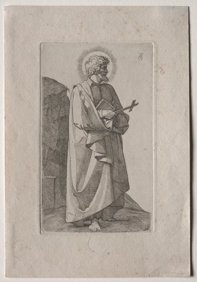 St. Philip Neri, 1826 door Johann Friedrich Overbeck