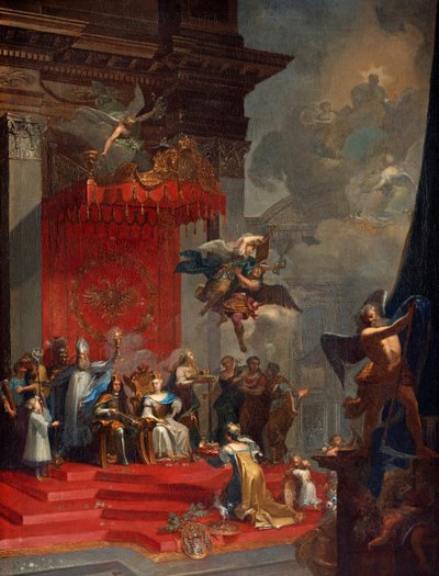 Heilige Roomse Keizerin Elisabeth Christine door Johann Georg Böhm the Elder
