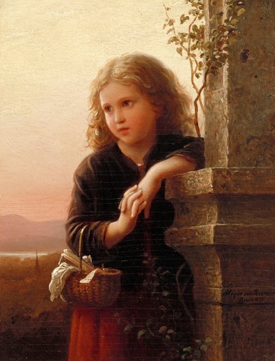 Het boerenmeisje door Johann Georg Meyer von Bremen