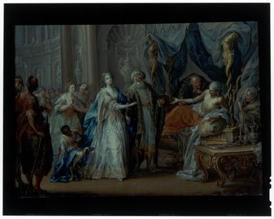 Antiochus en Stratonike door Johann Georg Platzer