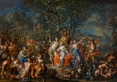 Bacchus en Ariadne door Johann Georg Platzer