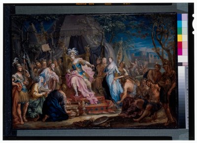 De onthouding van Scipio door Johann Georg Platzer