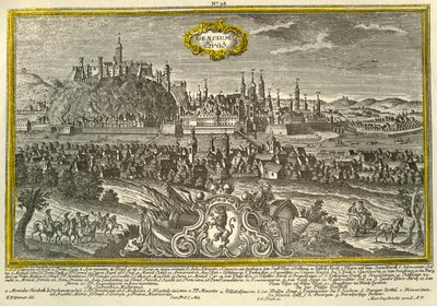 Graz, ca. 1740 door Johann Georg Ringlin