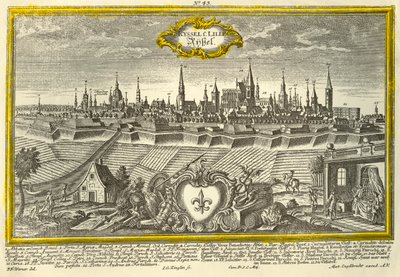 Lille, ca. 1740 door Johann Georg Ringlin