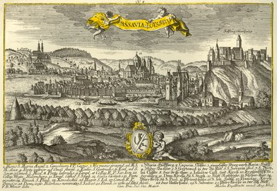 Passau, ca. 1740 door Johann Georg Ringlin