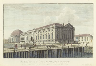 Het operahuis, Berlijn door Johann Georg Rosenberg