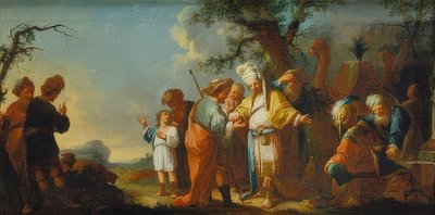 Jozef wordt aan de Midianieten verkocht door Johann Georg Trautmann