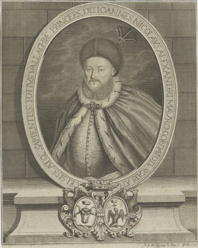 Nicolaos Mavrocordatos 1680-1730, 1721 door Johann Georg Wolfgang